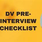 dv lottery requirements for interview